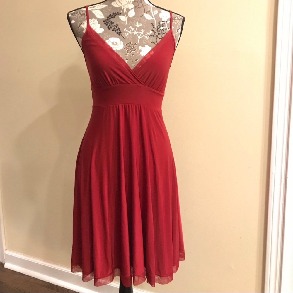 Express red dress
